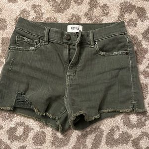Pistola Winston high rise fray hem shorts - rarely worn, like new!